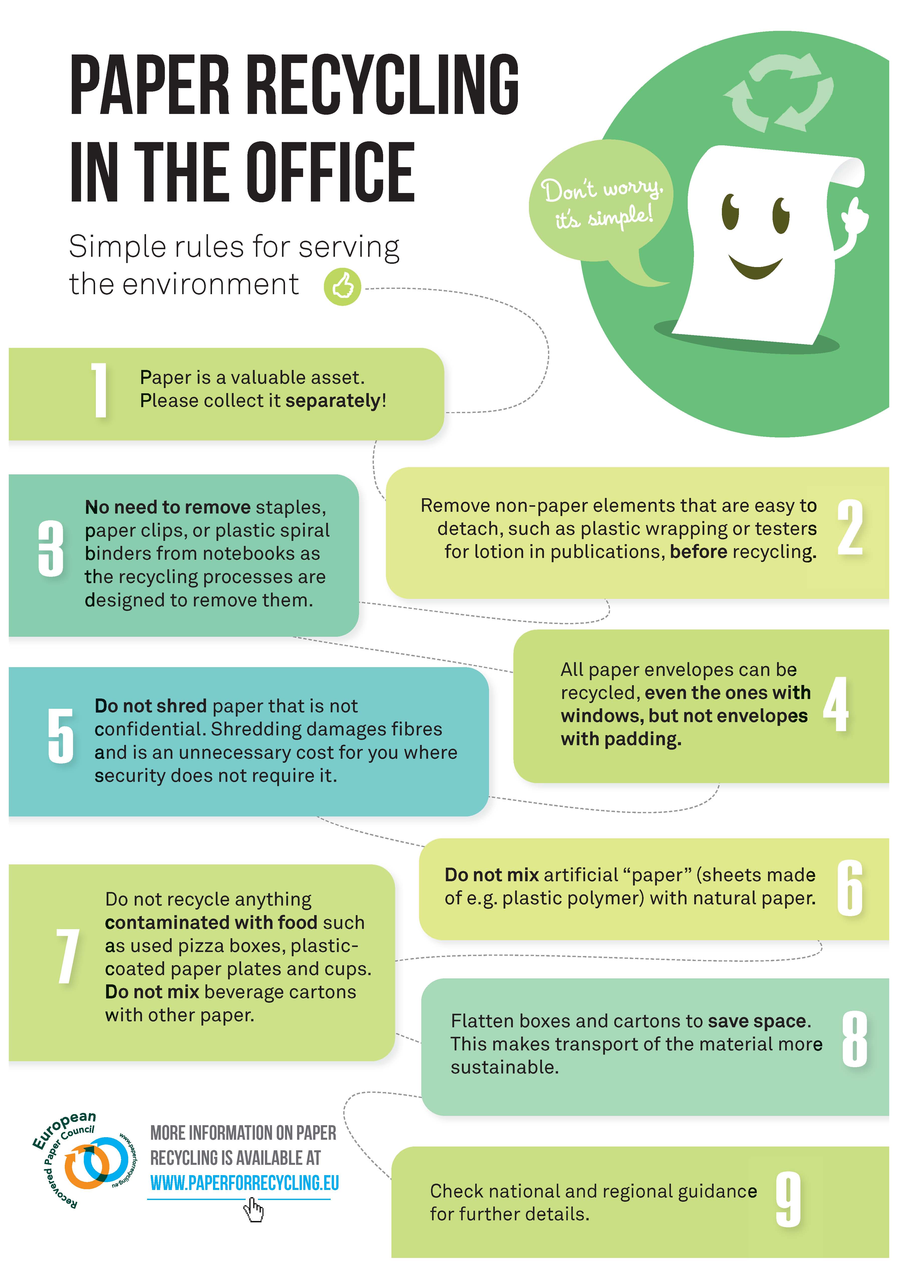 Paper Recycling How To Leaflet Citpa